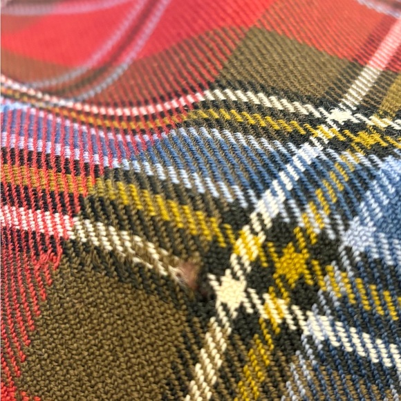 Vintage Lochcarron red and green wool Norwegian Tartan kilt skirt - Picture 10 of 12